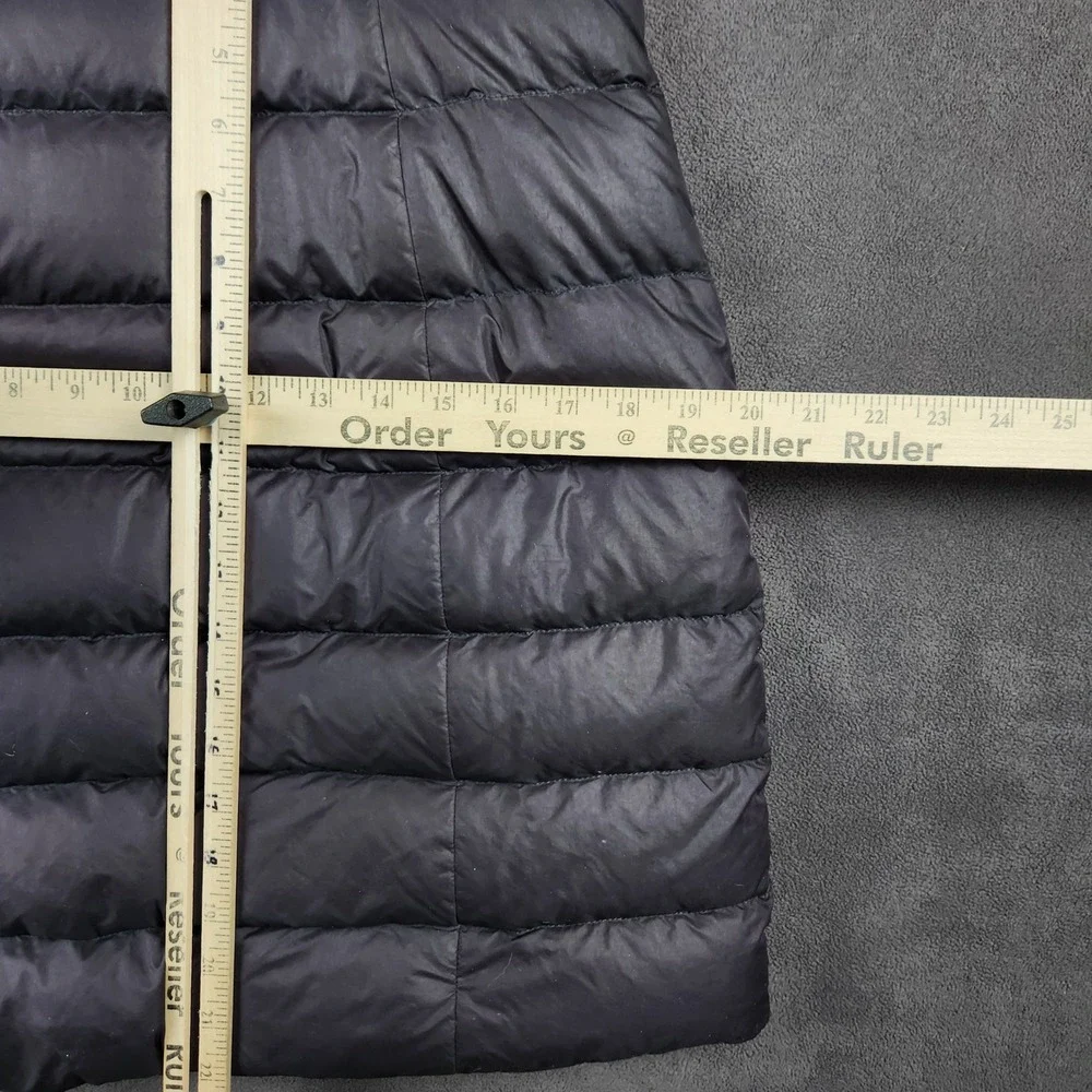 The North Face Paulette Long‎ Puffer Coat Womens XS Black 550 Down Fill Zip Up